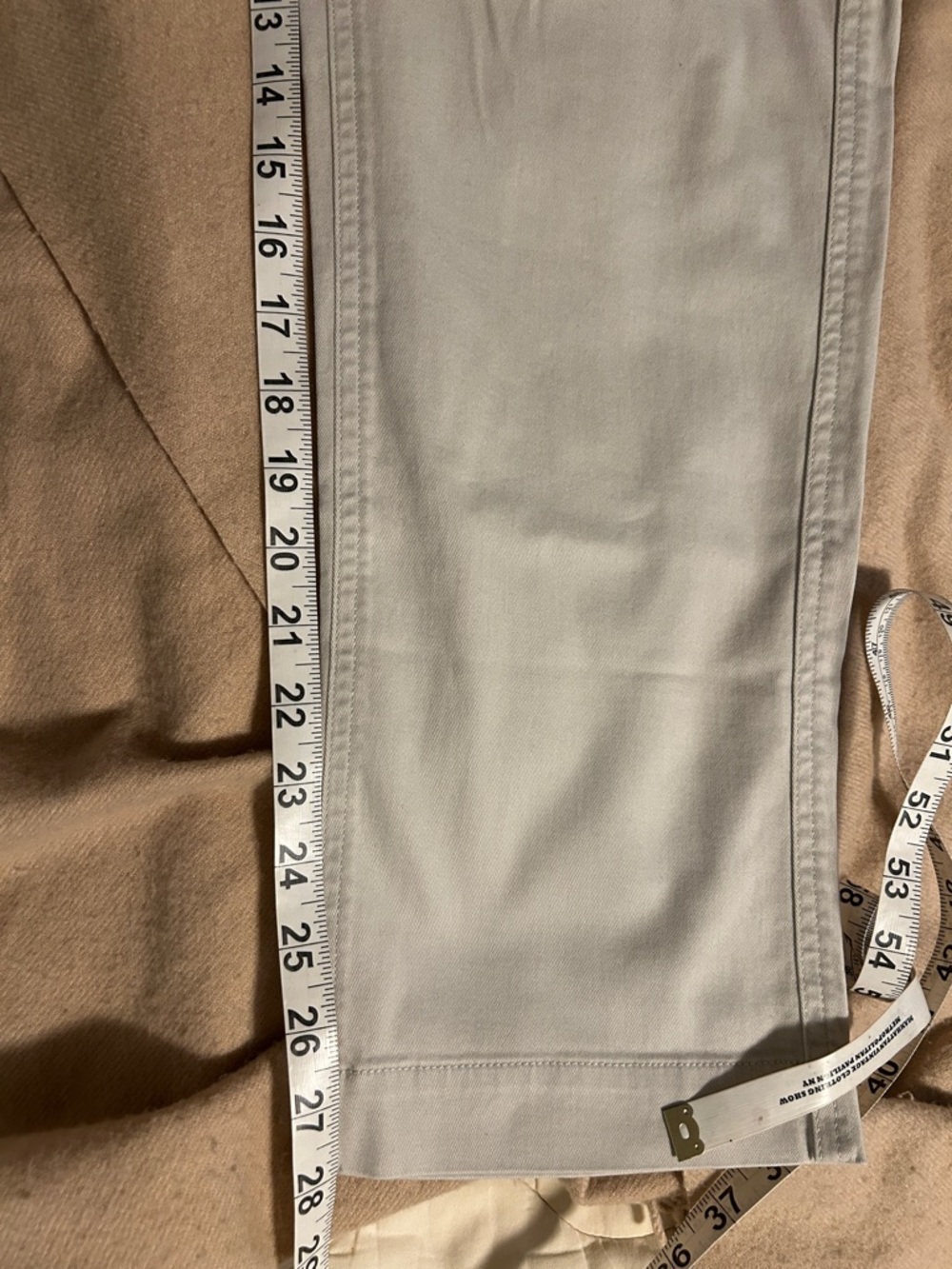 J. Crew high rise girlfriend chino light tan 10 - Picture 8 of 8